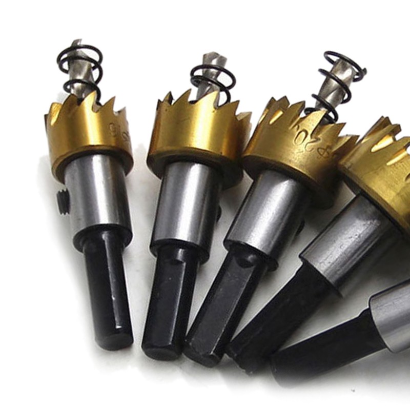 5Pcs Hole Saw Drill Bit Set Woodworking Opener Tool for