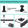 12pcs M5 T-Nut Screw Replacement Sets,Compatible with Rail Mount, Mlok