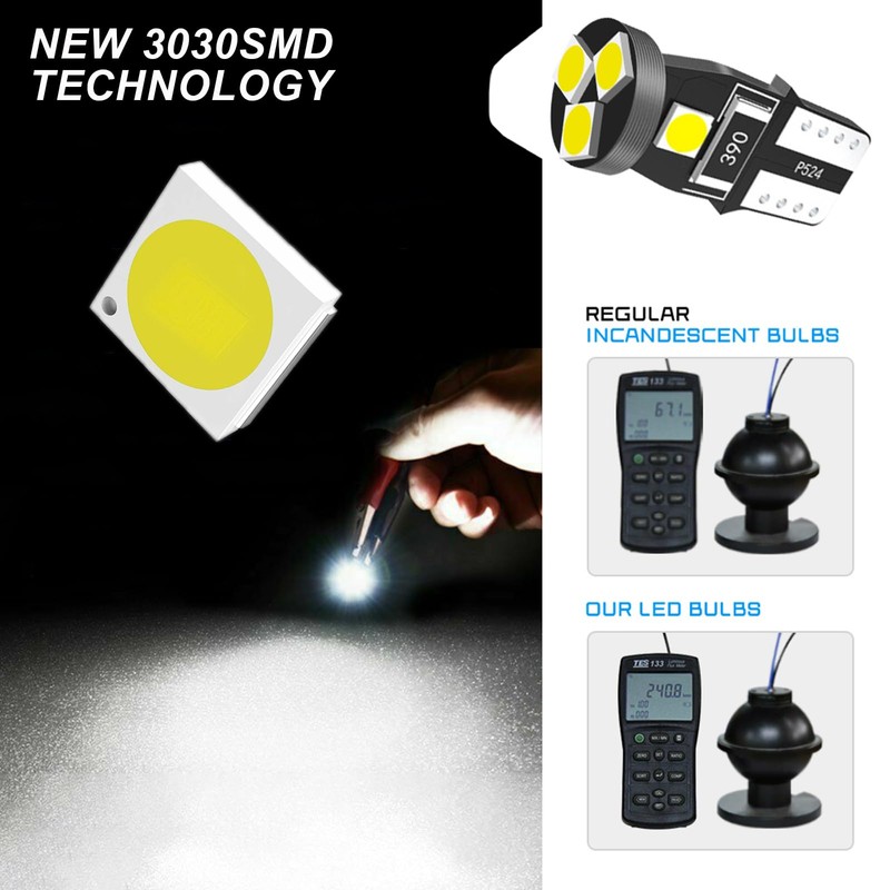 WINETIS 6000K Interior LED Bulbs Kit Package Replacement for Toyota