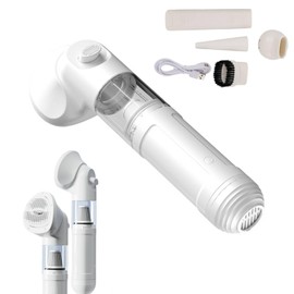 Pet Grooming Vacuum, Low Noise Automatic Shedding Dog Cat Vacuum Brush Kit with Washable Filter Core, Supports 5 Cleaning Methods, for Dogs Cats Bed Carpet