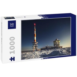 Lais Puzzle Chunks in Harz (Mountain with Snow - Night Recording - Winter) 1000 Pieces