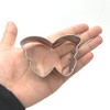 LILIAO Butterfly Cookie Cutter, 3 x 1.8 inch, Stainless Steel