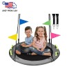 Zoshine Portable 40-Inch Outdoor Fabric Swing Easy Storage Grey Water-Resistant