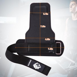 Poraceous Power Lifting Straps Strength Training, Wrist Straps for Weightlifting, Bodybuilding, Weightlifting, Strength Training & Fitness, Professional Lifting Straps for Women and Men Lifting Straps