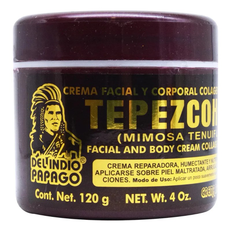 Indio Papago Crema Facial Noche Tepezcohuite 120g