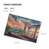 Lantern Press 1000 Piece Jigsaw Puzzle, Spokane, Washington, Riverfront Park,