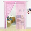 HSYLYM String Curtains Spaghetti Door Beads Light Weight Colourful Dense