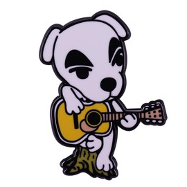 Pinstant Animal Crossing K.K. Slider Totakeke 1.25" Enamel Pin Badge, 1.25 Inches, Enamel, enamel
