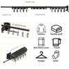 BESy Wall Mounted Laundry Clothes Drying Rack Foldable for Hanging