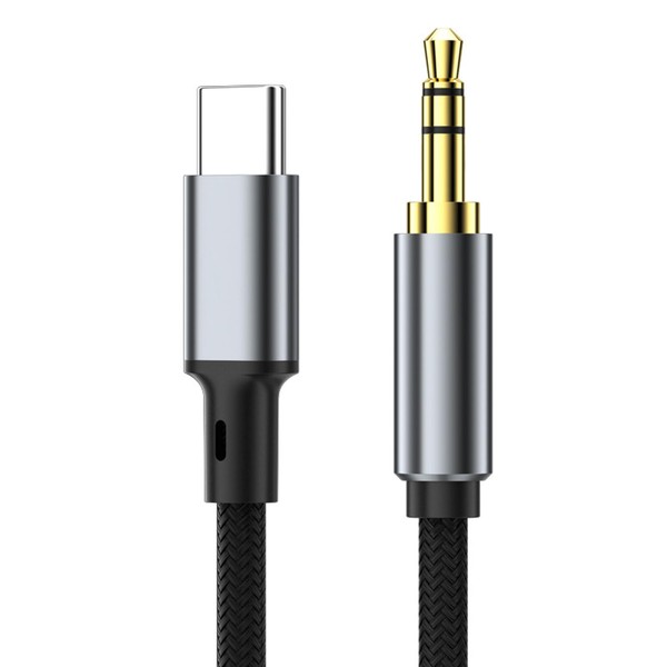 FineGood AUX Type C Conversion Cable, 4.9 ft (1.5 m),