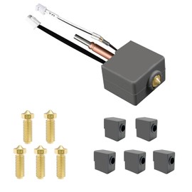 Hotend Kit for Kobra 3, Assembled Print Hot End Kit Head Extruder Replacement Kit High Speed Print Head Heater Block Heating for Anycbic Kobra 3, Kobra 3 Combo 3D Printers