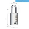 Yale - YE3CB/38/131/1/S Standardsicherheit 38 mm Aluminium -Kombination Vorhängeschlos