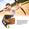 Double PU Leather Archery Finger Tab Archery Finger Guard Fingers