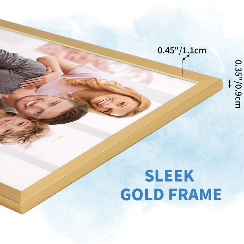 WIFTREY 8x10 Picture Frame Set of 18, Multi Photo Frames