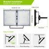 STASUN 2 Pack 400W LED Flood Lights, Mini Series Exterior