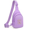 Small Initial Sling Bag for Women Crossbody Bags Fanny Pack
