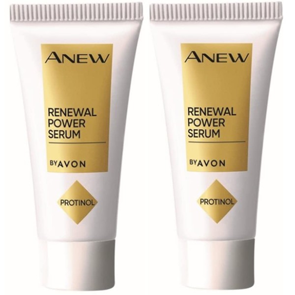 2 x Avon Anew Renewal Facial Power Serum Trial/Travel Size