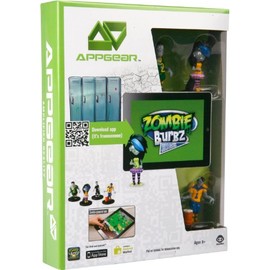 WowWee W0121 AppGear ZombieBurbz High School Edition Mobile Application Game for Apple or Android Devices - Retail Packaging - Grey