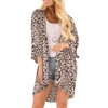 CASURESS Women's Cardigan-Sheer Kimono Loose Summer Floral Print Cover Ups