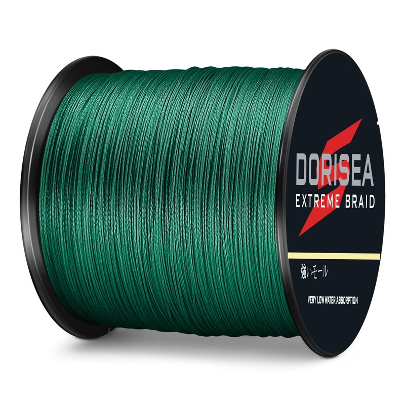 DORISEA Extreme Braid 100% PE Braided Fishing Line 1000m/328Yards 6-500Lb