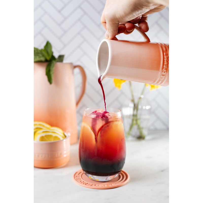Le Creuset Stoneware Small Pitcher, 10 oz., Peche