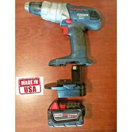 New life Adapter to use with Bosch 18v Nicad tools to M18 Milwaukee Batteries