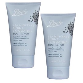 Boots - Sea Minerals & Mint Exfoliating Foot Scrub | 150mL [TWIN PACK]