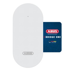 ABUS Bridge One - WiFi Bridge - Extension for ABUS One Products - Remote Control and Management of Permissions - Integration into Smart Home - Voice Control - White