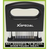 XSpecial Mini-Deluxe Meat Tenderizer Tool 48 Blade Stainless Steel, Kitchen