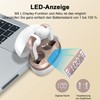 Bluetooth Headphones, Wireless Bluetooth 5.3 In-Ear Headphones with 4 Mics,