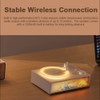 Wireless BT Speaker Aroma Desktop Record Player Speaker LED Night