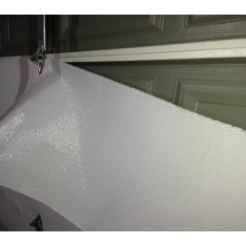 US Energy Products NASATech Reflective 2 Car White Poly-Foam Garage Door Insulation Kit 16Lx8H R8
