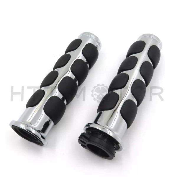 XHT 1" 25mm Handlebar Grip For Harley Softail Springer Classic/Honda