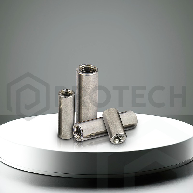 PROTECH Threaded Sleeves M8 x 30 (D=11) Round, A2 Stainless