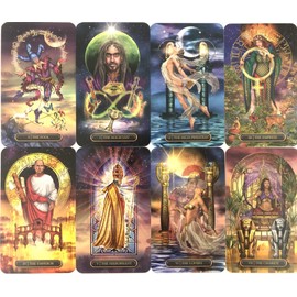 78 Tarot Cards, Weight Edition, Tarot Divination Telling, Gilded Tarot Royale Deck, Japanese Instruction Manual Included (English Language Not Guaranteed)