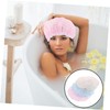 Ipetboom 3 Pcs Reusable Shower Caps for Women Hair Protection