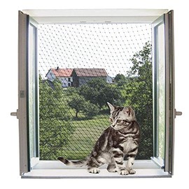 Kerbl Cat Protection Net, transparent, 4 x 3 m