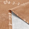 Lino Rosa Short Curtains for Windows Bedroom 2 Panels,Farm House