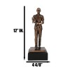 Medical Professional Physician Female Nurse Doctor Bronzed Resin Statue W/