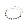 collezione alessandro Rosi Chain Belt with Hearts, Antique silver