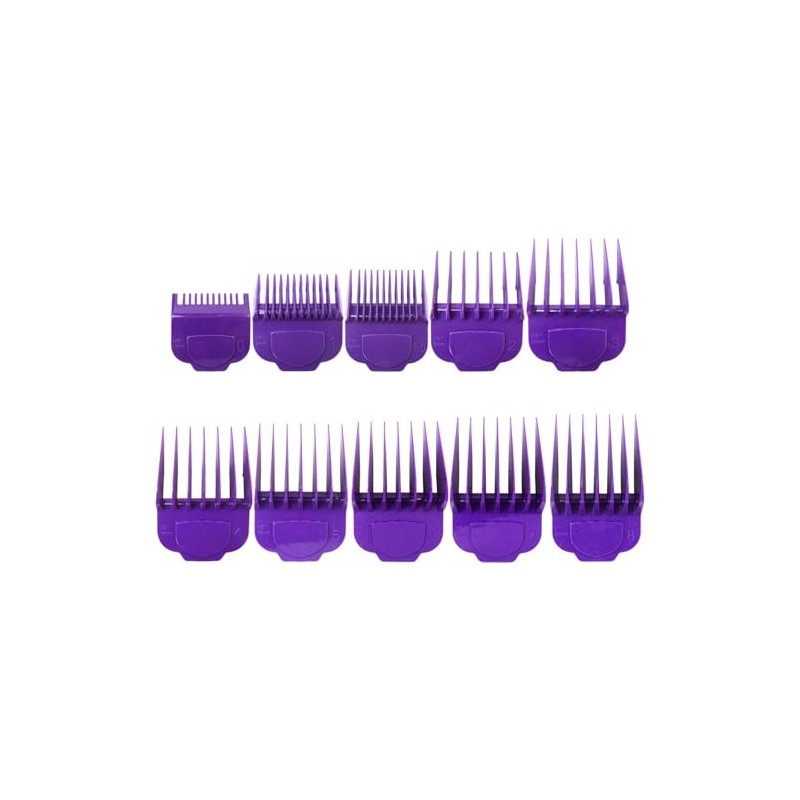 Hevituwhe Classic 10-Pack for Andis Magnetic Clipper Guards, Upgrade Professional