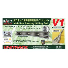 KATO N Gauge Island Type Home Waiting Line Electric Point Set V1 20-860 Model Railway Supplies