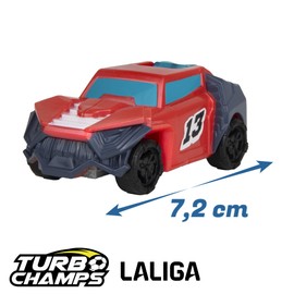 Turbo Champions LaLiga Red vs Blue, the passion for football combines with the excitement of cars, compete with your equipment, toys for boys and girls from 3 years