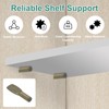 sourcing map 25Pcs Shelf Support Pegs, 6mm Spoon Shape Shelf