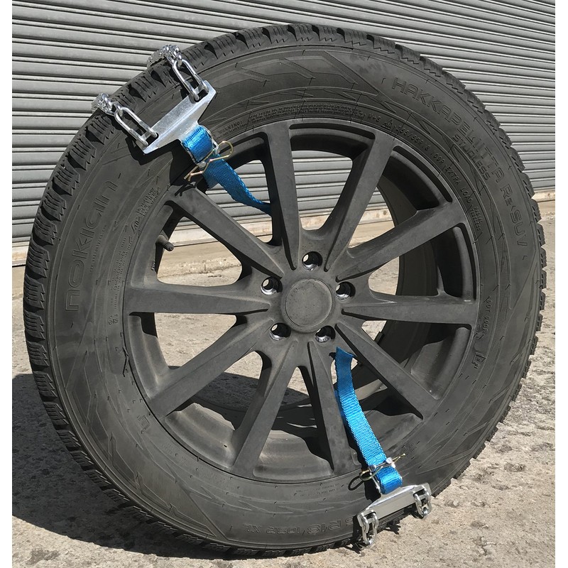 TireChain.com Tire Chains Emergency Strap for Cars and Mini-Vans set