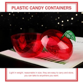 COHEALI Cajas de dulces de forma de dulces de forma de manzana de 20 piezas de manzana estuches de suministros para fiestas