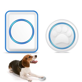 Full House Dog Doorbell for Potty Training, Wireless Pet Doggie Door Bell Training to Go Outside, Waterproof Touch Button, Over 1000 feet Range