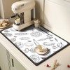 Dish Drying Mat Coffee Mat, Super Absorbent Drying Mat, Hide