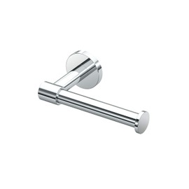 Gatco 4663 Reveal Euro Toilet Paper Holder, Chrome | Wall Mounted 7.13" W Euro Style Toilet Tissue Holder for Bathroom