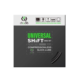 Chooee Mountain/Road Bike Shift Cable Kit,Universal Bike Gear Cable Set-Bicycle Shifter Cable 2.8m with 3.5m Oil Housing Kit for MTB/Road/BMX Bike.